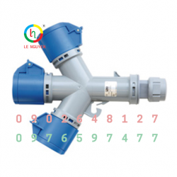  Ổ cắm chia 3 ngã loại không kín nước PCE F9432006
