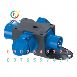  Ổ cắm chia 3 ngã loại không kín nước PCE F9430401