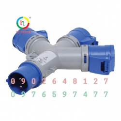 Ổ cắm chia 3 ngã loại không kín nước PCE F9432000
